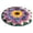 B014- O, variant on 3D Peacock Print Round Area Rug, Bath Mat for Shower Non Slip, Quick Dry Bath Mat, Non Skid Bath Mat, 24 Inch Diameter Non-Slip Absorbent Entrance Door Mat Low Profile Durable for