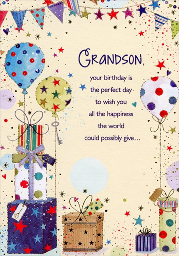 Designer Greetings The Perfect Day: Balloons and Gifts Birthday Card ...