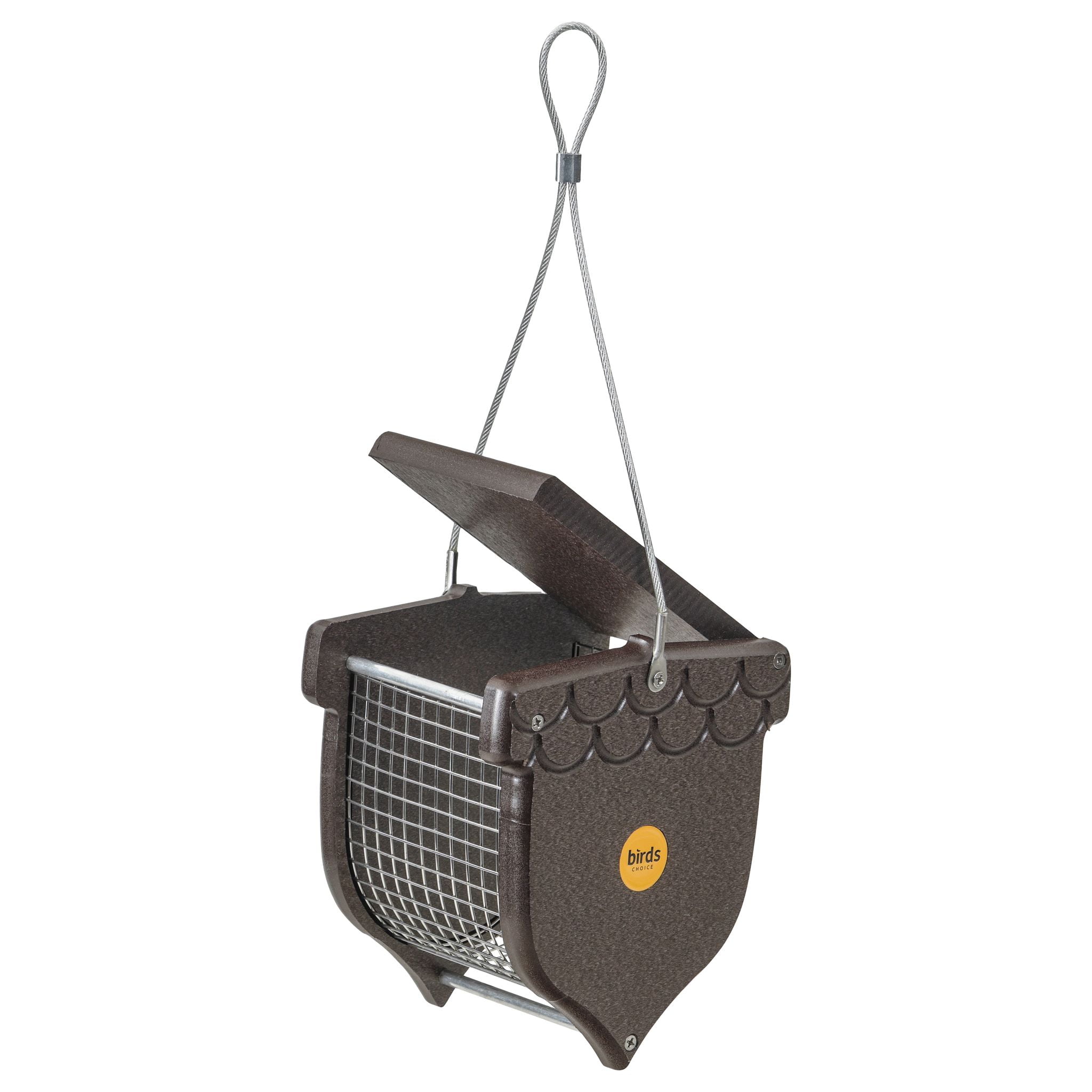 Birds Choice ACORNB Peanut Feeder, Acorn-Shaped Bird Feeder, 1 Quart, Brown