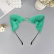 thumbnail image 1 of Diadema con orejas de gato y zorro de simulación hecha a mano, diadema con orejas de bestia de peluche, accesorios para vestido de cosplay, accesorios para tocado, 1 of 6