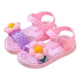 thumbnail image 3 of Akiihool Baby Girl Sandals Girl's Baby Toddler Everyday Sandals (Pink,4.5-5 Years), 3 of 7