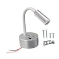 thumbnail image 3 of koolsoo RV Reading Lamp Night Light Bedside Light RV Light for Boat Van Trailer Silver B, 3 of 9
