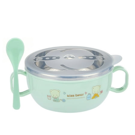 

KUNyu Kids Tableware Have A Meal Fall Resistance Durable Double Insulation Baby Bowl