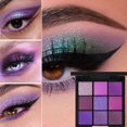 thumbnail image 4 of Paleta de maquillaje Rebellious Girl de 9 colores con sombras de ojos perladas, mate y color tierra, con purpurina y cisne negro., 4 of 7