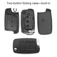 thumbnail image 3 of stanreset ABS Car Key Shell Portable Replacement Stylish Folding Fob Protector Guard 2 Key Left 1Set, 3 of 6