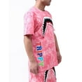 thumbnail image 2 of Hudson Men's Tie & Die Sharkmouth T-shirt Pink h1052597-pink, 2 of 2
