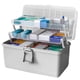 thumbnail image 2 of Caja de almacenamiento de pastillas, 3 capas, gran capacidad, estuche de cosméticos para el hogar, organizador de artículos diversos de plástico, estilo realzado, gris Advancent HA004344-06B, 2 of 7