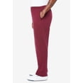 thumbnail image 3 of KingSize Men's Big & Tall Men’S Big & Tall Fleece Open-Bottom Sweatpants, 3 of 6