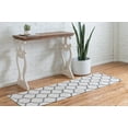 thumbnail image 3 of Rugs.com Georgia Collection Rug – 8 Ft Runner Ivory Flatweave Rug Perfect For Hallways, Entryways, 3 of 9