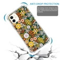 thumbnail image 4 of Retro Flowers Case Compatible with iPhone 12,Aesthetic Art Design TPU Bumper Cover Case, 4 of 6
