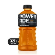 POWERADE Orange, ION4 Electrolyte Enhanced Fruit Flavored Sports Drink w/ Vitamins B3, B6, and B12, Replenish Sodium, Calcium, Potassium, Magnesium, 32 fl oz