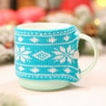 thumbnail image 5 of Unilife Christmas Knitted Woolen Cup Cover Jacquard Woolen Glass Cover Teacup Cover, 5 of 6