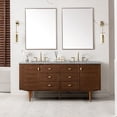 thumbnail image 4 of James Martin Vanities 670-V72-Fejp Amberly 72" Wall Mounted Or Free Standing Double Basin, 4 of 7
