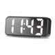 thumbnail image 1 of Reloj Despertador Digital DQrwqpou Temperatura Fecha 12/24H Escritorio Espejo Blanco Negro, 1 of 7