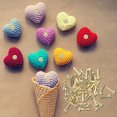 thumbnail image 2 of HLONK 50 Pcs Paper Craft Brads Metal Wedding Ceremony Decor Décor Nail Mini Fasteners Scrapbook Crafts Making Child, 2 of 6