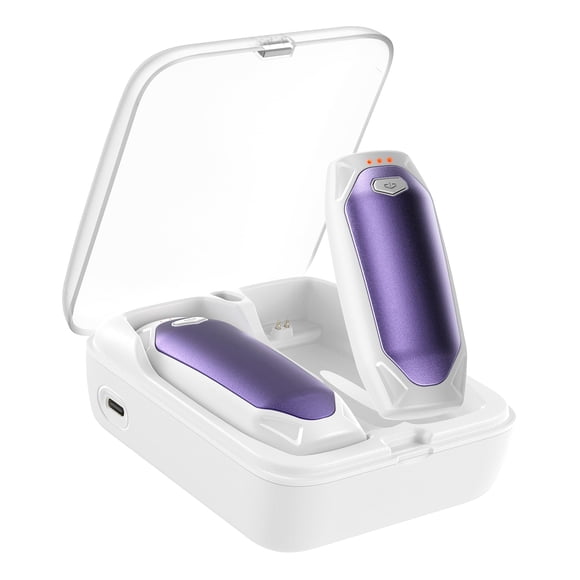 Calentadores de manos Kesguar recargables, 14000 mAh, AI, paquete de 2 con funda