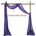 thumbnail image 5 of Elegant Sheer Chiffon Arch Curtain Wedding Arch Drape for Wedding Party, 5 of 14