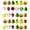 30, variant on Zeiwohndc 10/20/30Pcs Hand Painted Glass Beads Fruit Themed Glass Beads with Hole