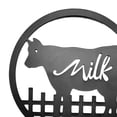 thumbnail image 7 of 3D Metal Wall Art Hanging Silhouette Animal Ornament Artwork Office Farmhouse Decoration , Cow, 7 of 7