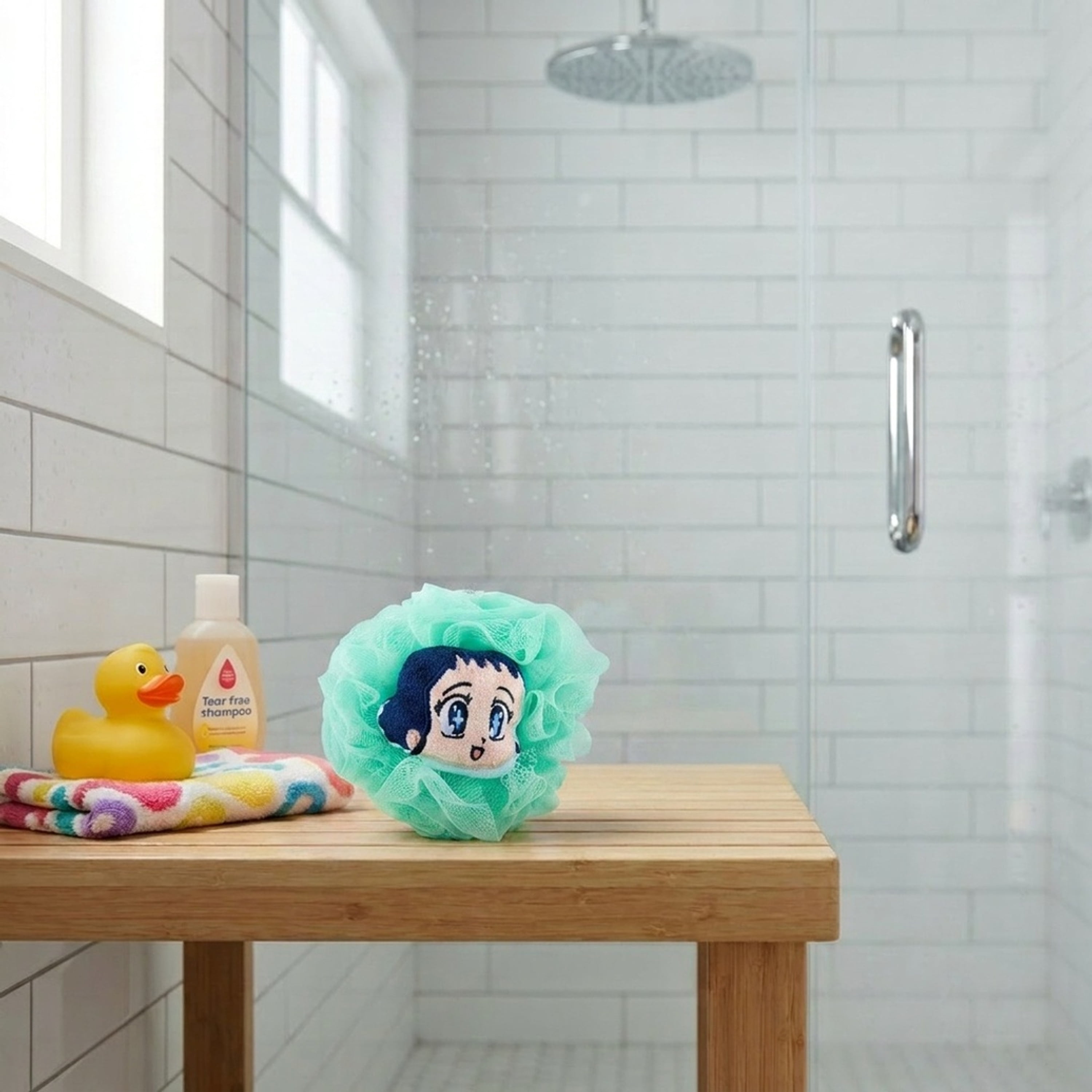 K-Pop Demon Hunters Zoey 3D Loofah, Navy, Netflix