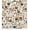 Dog Paw Prints Bones, variant on Football with Ice and Fire Blanket Flannel Fleece Throw Blanket Gifts for Bed Couch Sofa Chair 50"X40"