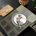 thumbnail image 5 of Manteles individuales resistentes al calor para mesa de comedor, manteles individuales antideslizantes de lino y algodón para decoración de mesa de cocina, banquete navideño, 5 of 5