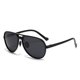 thumbnail image 1 of Gafas de sol polarizadas TR Double Beam Aviator Classic Men's Toad Mirror Black 2pcs 9024715096296, 1 of 2
