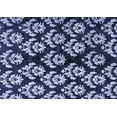 thumbnail image 1 of Ahgly Company Indoor Rectangle Abstract Blue Modern Area Rugs, 2' x 5', 1 of 4