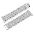 thumbnail image 6 of COSMOBETTY Rhinestone Watch Strap Watchband Silver Metal Durable 17.00X2.20X0.50 in 1Pcs, 6 of 8