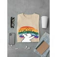 thumbnail image 3 of Live With Pride Polar Bear T-Shirt Men -Smartprints Designs, Male x-Large, 3 of 4