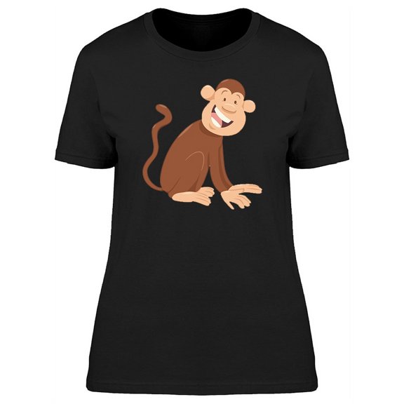 Happy Monkey Doodle T-Shirt Women -Image by Shutterstock, Female Small