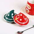 thumbnail image 4 of Festive Santa Ceramic Mug For Cute Cartoon Coffee Cup With Handle Holiday Party Drinkware, 4 of 8