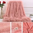 thumbnail image 5 of Couverture 80x120cm Réversible en Peluche, Couverture Chaude pour Lit, Sofa, Lit, Housse de Literie, Drap, Jeté, Blanc Crème, 5 of 5