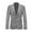 Gray, variant on Men's Sparkly Suit Blazers Slim Fit Party Sequin Shiny Blazer Jackets Lapel Collar Long Sleeve Festive Outfits (XL, Red)