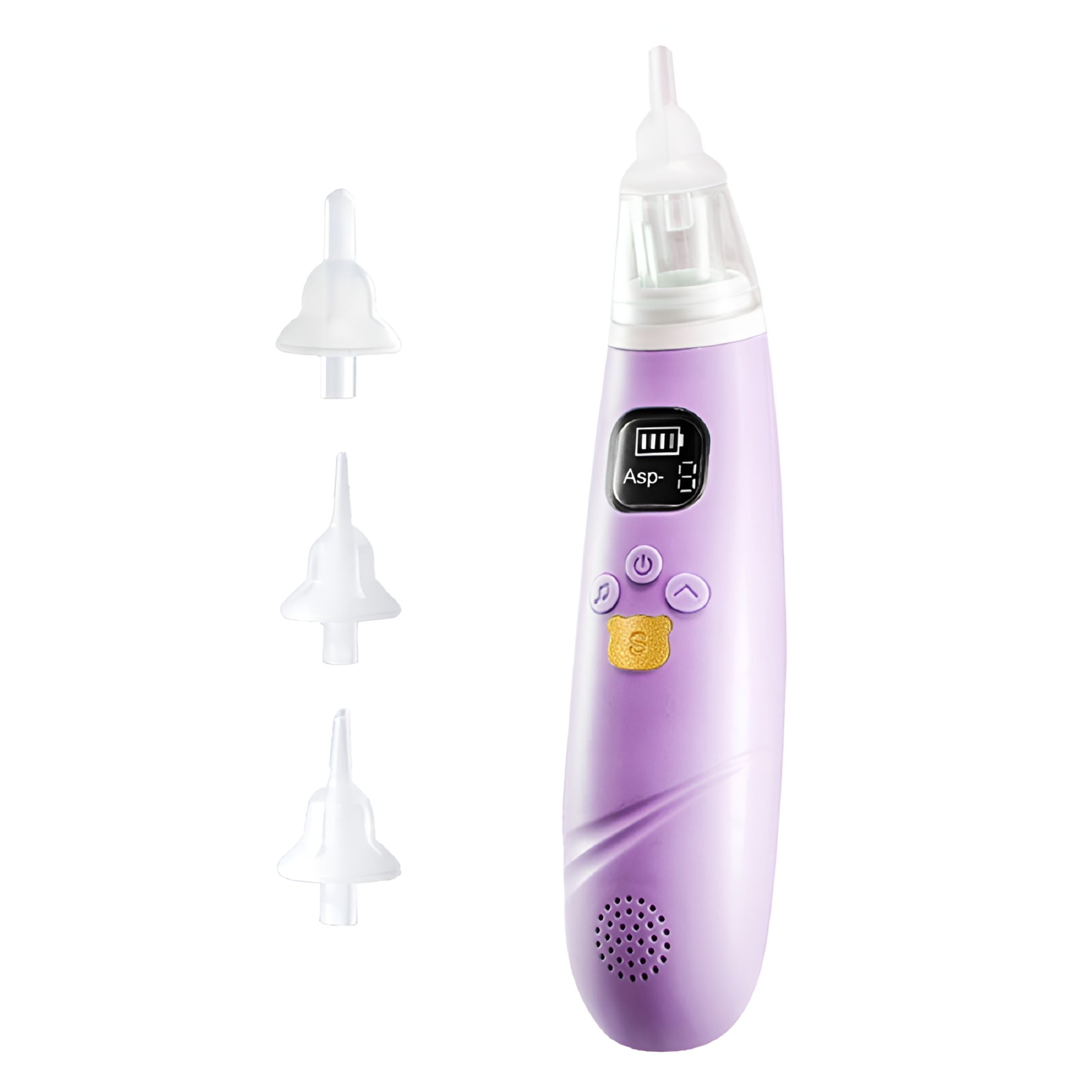 XIRQI 2026 New Nasal Aspirator,Built-In Battery with 3Pcs Low Noise Suction,Handheld Nose Silicone Cleaner for Baby for Nasal Care,Baby Health,Travel,On-The-Go Use,Parent Outings