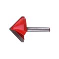 thumbnail image 4 of Milling Cutter, Edge Cutting Tool, 90 Degree Cutter Notch Woodwork Woodworking Cutting Tool 3D V Shape Groove Sharpen Bit Chamfer Bit 6mm For Industry, 4 of 8