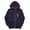 H, variant on TBWNWG Men Sweatshirts,Mens Autumn And Winter Fashion Casual Solid Color Matching Pocket Thin Velvet Hooded Sweater Coat Jacket,Size 2XL