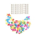 thumbnail image 1 of 2 Bags Wooden Letters and Numbers for Crafters with Plain Wood Design, 1 of 1