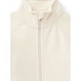 thumbnail image 2 of Wonder Nation Girls Microfleece Full Zip Jacket, Sizes 4-18 & Plus, 2 of 3