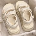 thumbnail image 4 of Likrtyny Sandalias Plataforma Sandalias Playa Verano Con Punta Abierta Sandalias Vestir para Mujer (Beige 38), 4 of 9