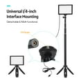 thumbnail image 4 of Stand Andoer USB USB LED LED Light Light Lighting 3200K-5500K 120pcs Beads 14 Niveles Dimmable Con 148 cm/ 58in De Altura Ajustable Soporte de Trípode 5pcs/ Rojo/, 4 of 7