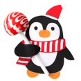 thumbnail image 4 of Tarjetas de papel de Piruleta de Navidad, Papá Noel, pingüino, muñeco de nieve, soporte para dulces, suministros de fiesta de cumpleaños para niños, decoración envuelta, 4 of 4