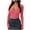 Pink, variant on IROINNID Pullover Sweater for Women Long Sleeve Sweetheart Neck Slim Fit Solid Knit Cropped Pullover Twist Front Sweater,Black