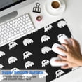 thumbnail image 4 of Ghost Skull Pumpkin Halloween Large Mouse Pad, Non-Slip Rubber Base Keyboard Mouse Mat Desk Pad for Gamer, Laptop, Office & Home, 31.5 x 11.8 in, 4 of 7