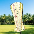 thumbnail image 2 of Golf Club Covers PU Leather Waterproof Head Covers for Fairway Woods Hybrids Colorful Polka Dots, 2 of 11