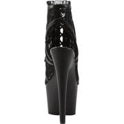 Womens Pleaser Adore 796LC Open-Toe Bootie