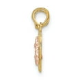 thumbnail image 2 of 14k Two-tone Gold Mom - Daughter Breakable Hearts Pendant, 2 of 5