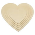 thumbnail image 5 of Wooden Heart Cutouts 12 inch, 1/4 inch Thick, Pack of 25 Unfinished Wooden Hearts for Crafting, DIY Décor and Sign Blanks, by Woodpeckers, 5 of 8