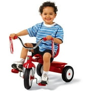 Radio Flyer Ready to Ride Folding Trike for Toddlers with Adjustable Seat and Sturdy Steel Frame