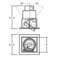 thumbnail image 2 of Eurofase TE161 1-Light PAR20 Multiple Recessed Light Fixture White, 2 of 2